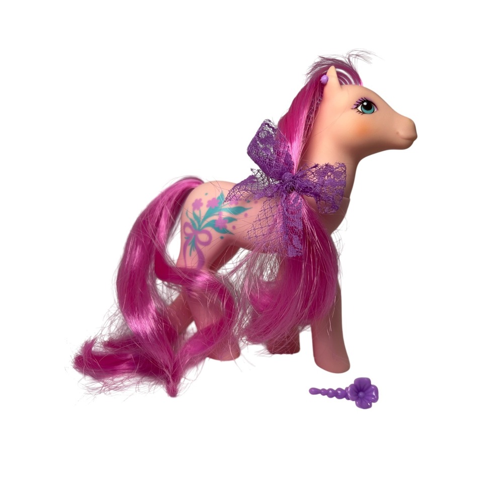 My Little Pony Vintage‎ G1 Figure Sweetheart Sisters Dainty W/ Earring READ